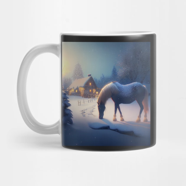 Christmas Horses Series by VISIONARTIST